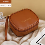 Portable PU Makeup Bags – Small Cream Lipstick Envelope Carry Cosmetic Bag for Students, Ideal for Sanitary Napkin and Small Storage Essentials - SJB-DIAMOND ELITES