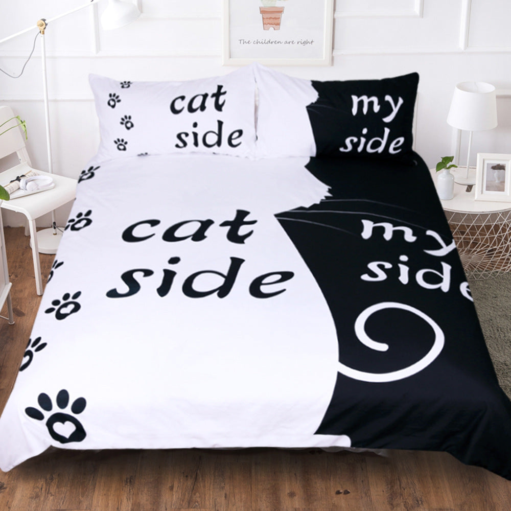 Three-piece Set Of Home Textile Bedding Quilt Cover Pi-Mart