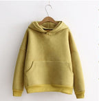 Suede Sweatshirt Hoodie Pi-Mart