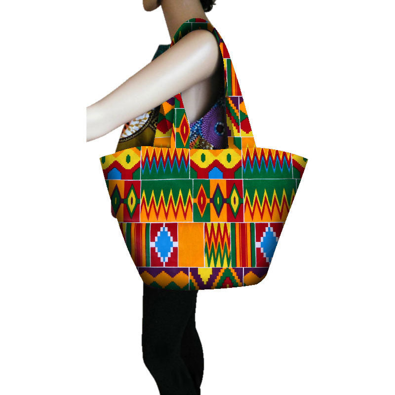 Batik print handbag Pi-Mart