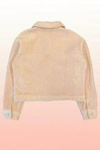 Fleece bow jacket