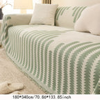 1pc Soft Chenille Sofa Protector - All-Season Universal Fit, Anti-Cat Scratch, Stain-Resistant, Plush Throw Blanket, Living Room and Bedroom Decor Essential - Easy Care, Machine Washable, and Durable Lootquake LLC
