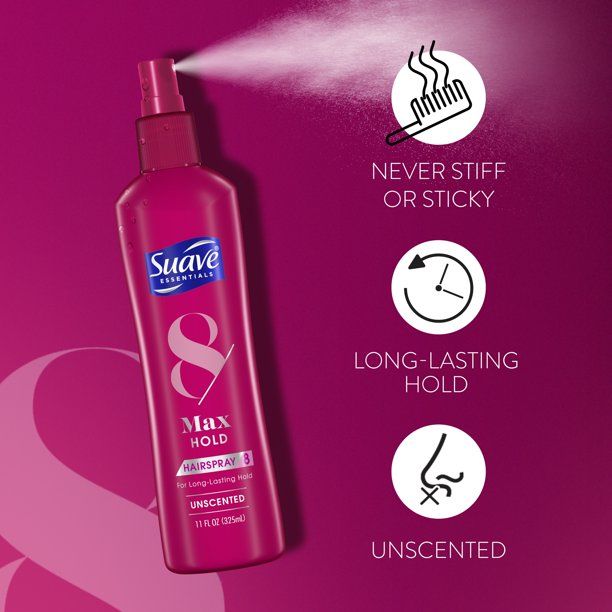 Suave Max Hold Unscented Non Aerosol Hairspray; 11 oz EasyOptionXY LLC