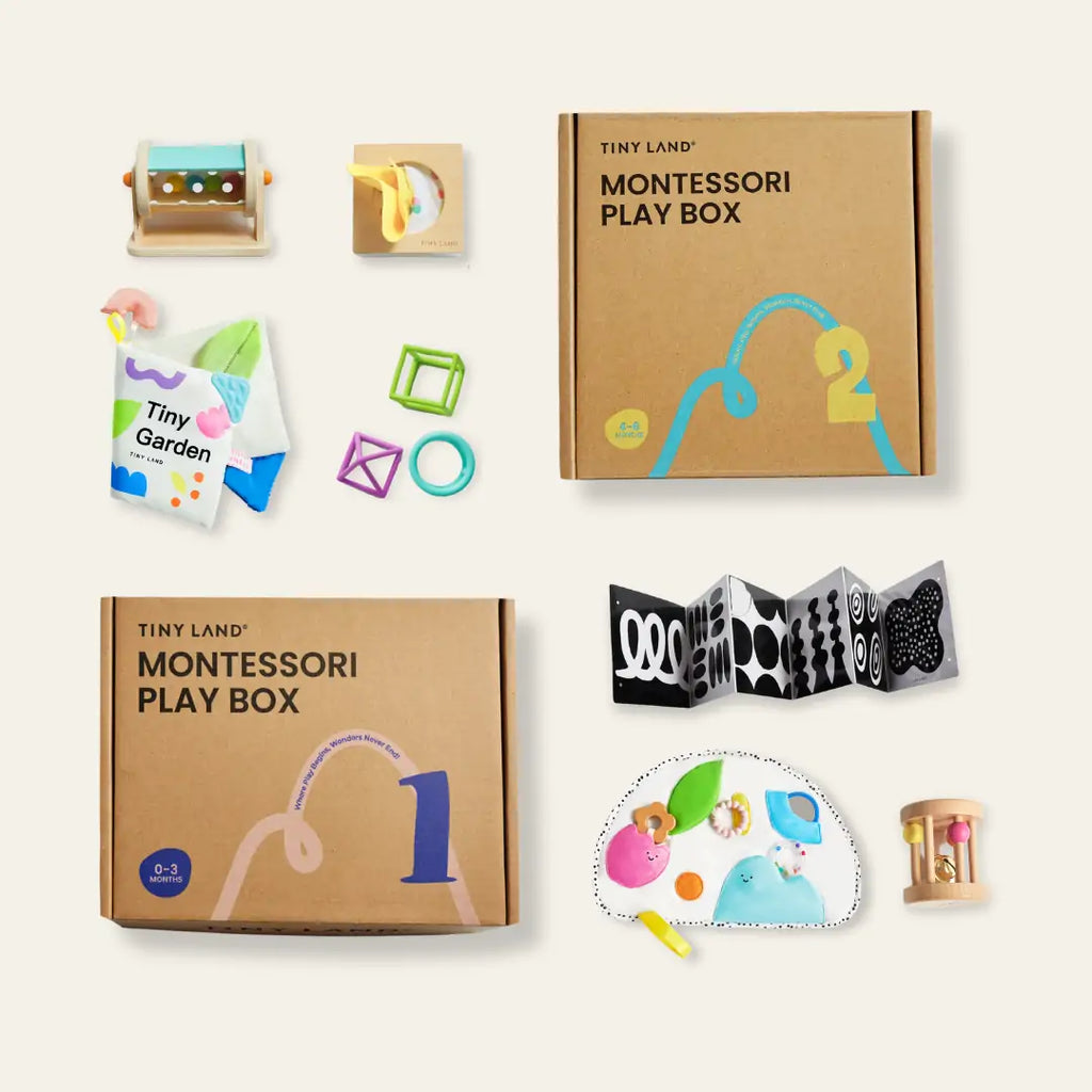 Tiny Land® Montessori Sensory Beginnings Baby Set（0–6 months） - SJB-DIAMOND ELITES