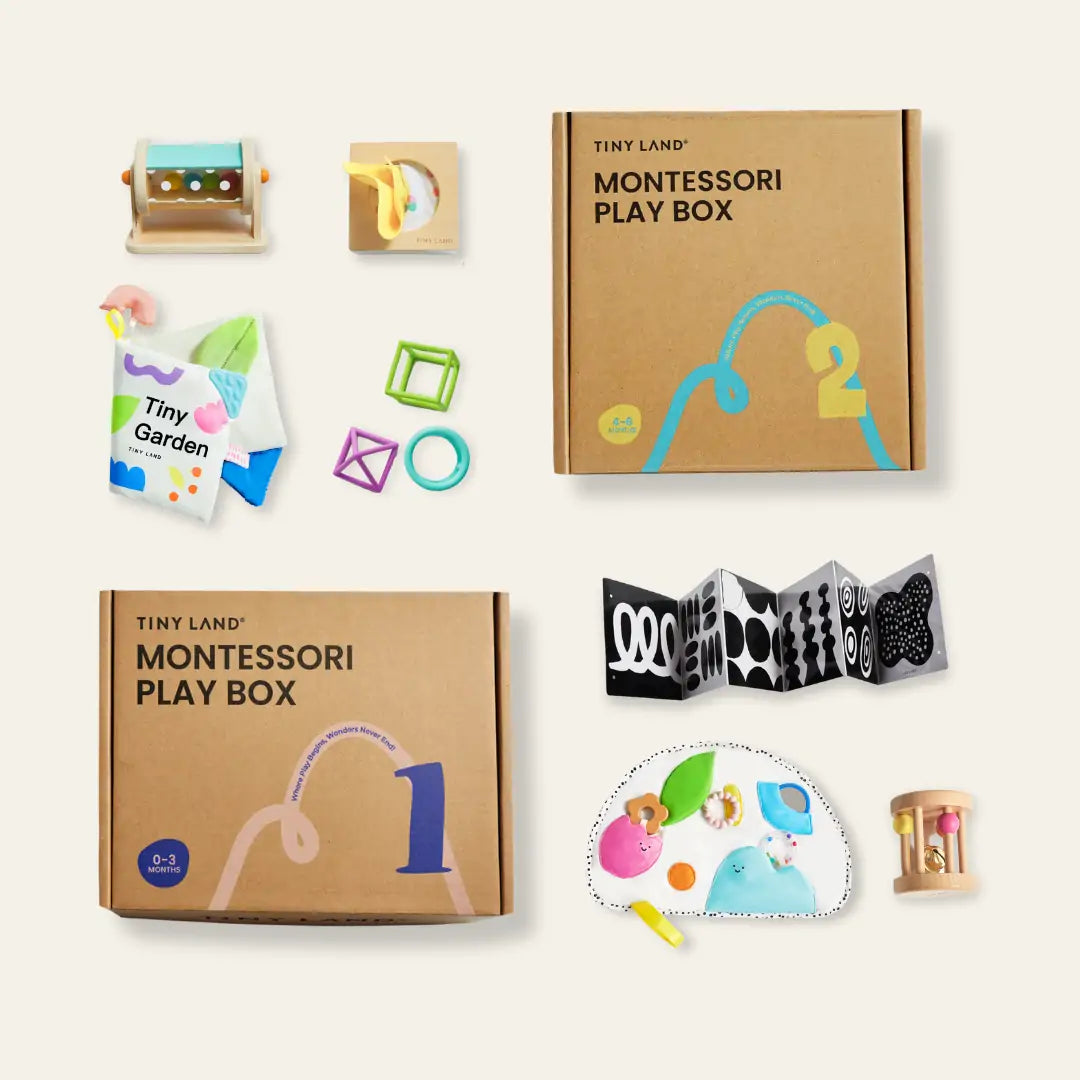 Tiny Land® Montessori Sensory Beginnings Baby Set（0–6 months） - SJB-DIAMOND ELITES
