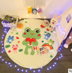 Explosion models Ins cotton car storage mat storage toy mats Round outing children climbing mat storage bag Pi-Mart