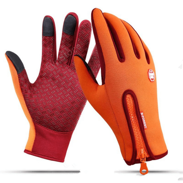 Winter Gloves Touch Screen Riding Motorcycle Sliding Waterproof Sports Gloves With Fleece Pi-Mart