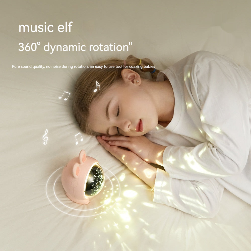 Creative Rabbit Star Light Projector Lamp Children Home Decor Pi-Mart