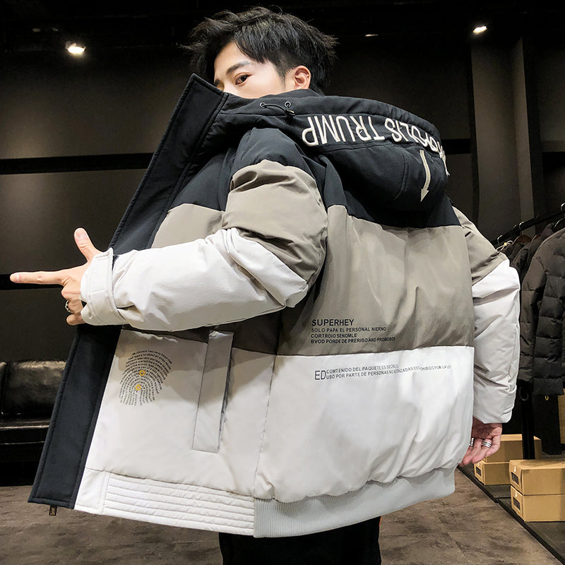 Men's down jacket short trendy brand Pi-Mart