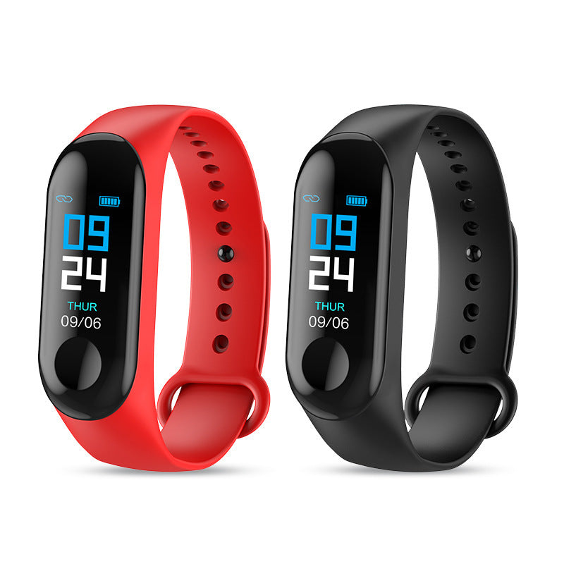 Compatible With , Smart Bracelet Heart Rate And Blood Pressure Exercise Meter Step Information Push Smart Reminder Color Bracelet Pi-Mart