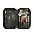 Pu professional makeup brush bag storage