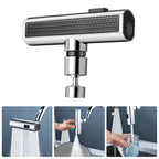 Kitchen Faucet Waterfall Outlet Splash Proof Universal Rotating Bubbler Multifunctional Water Nozzle Extension Kitchen Gadgets Pi-Mart