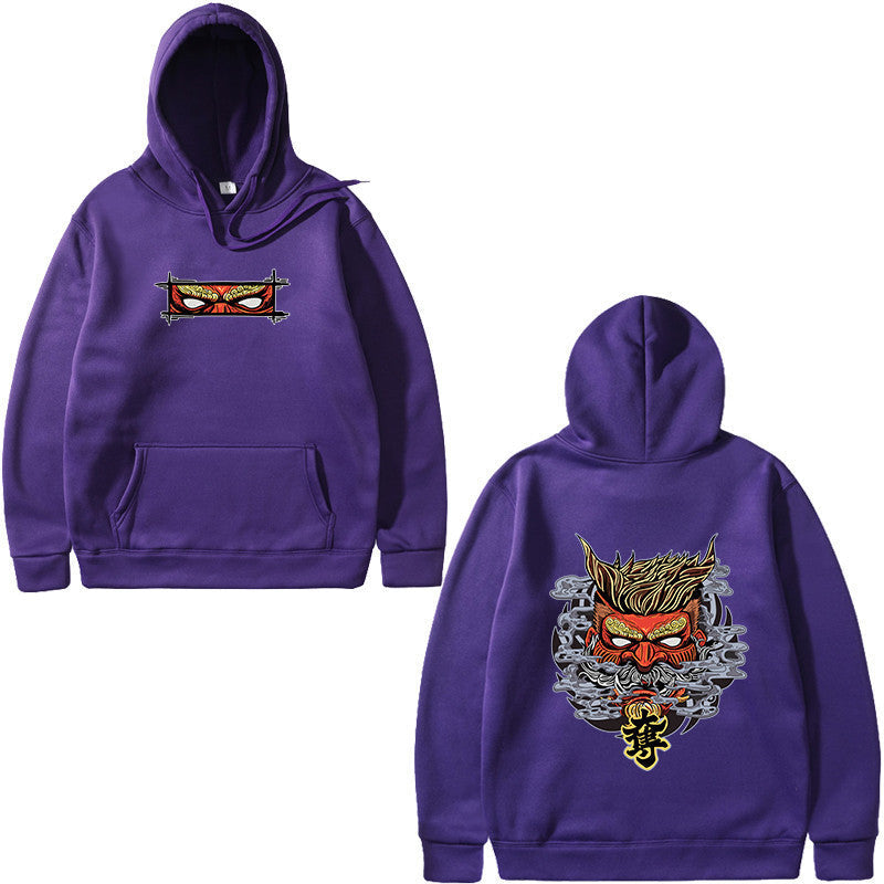 Hooded sweatshirt with pullover print Pi-Mart
