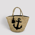 Straw beach handbag Pi-Mart