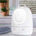 USB Cosmetic Storage with Adjustable Double Makeup LED Mirror