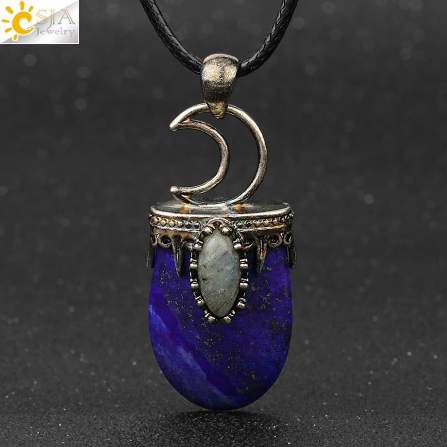 Natural Stone Antique Necklace Pi-Mart