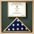 Flag and Certificate Display Case from Original Uniform Fabrics with 3' x 5' Flag The Military Gift Store