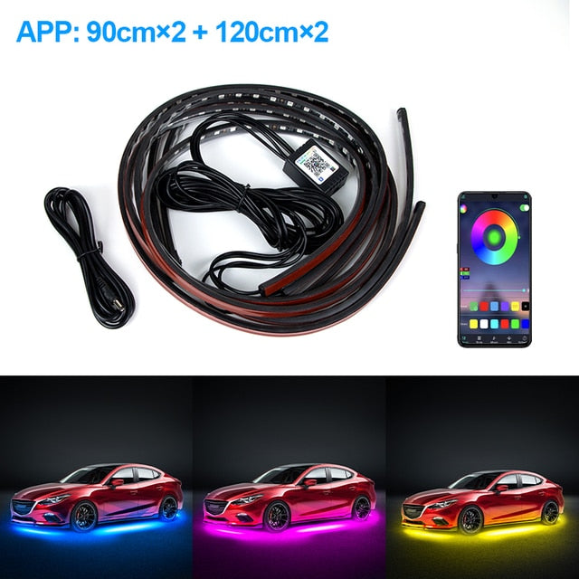 Car Flexible Ambient Atmosphere Lamp - SJB-DIAMOND ELITES