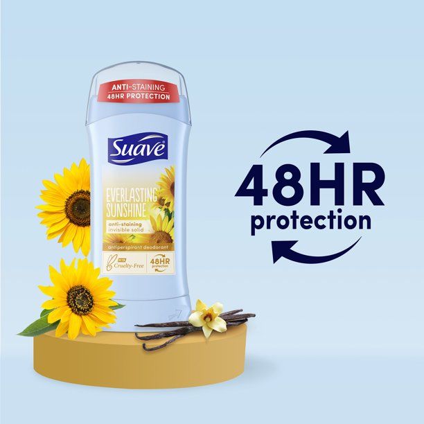Suave Everlasting Sunshine Anti-Staining Antiperspirant Deodorant; 2.6 oz EasyOptionXY LLC