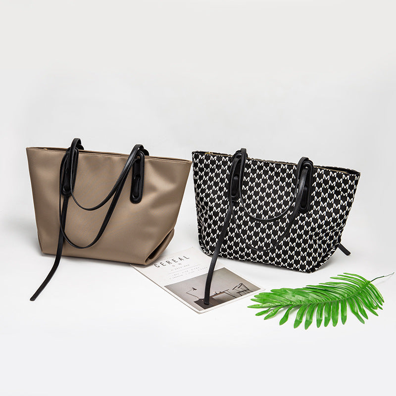 Women hobo bag classic style waterproof micro fabric SHOMICOBOUTIQUE