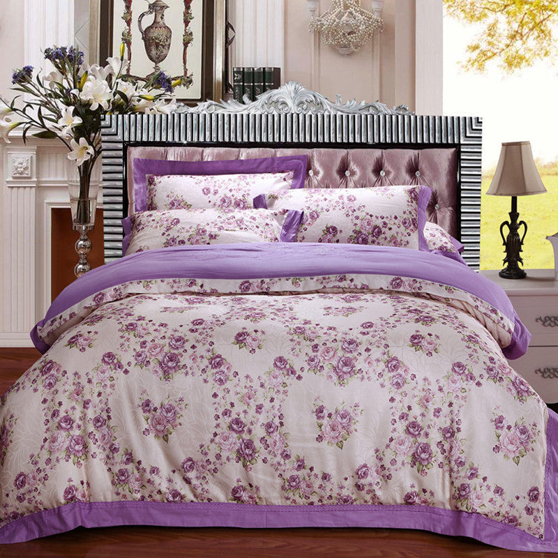 Pure cotton jacquard four-piece bedding Pi-Mart