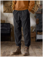 Men's Full Size Casual Drawstring Cargo Joggers Plus Size