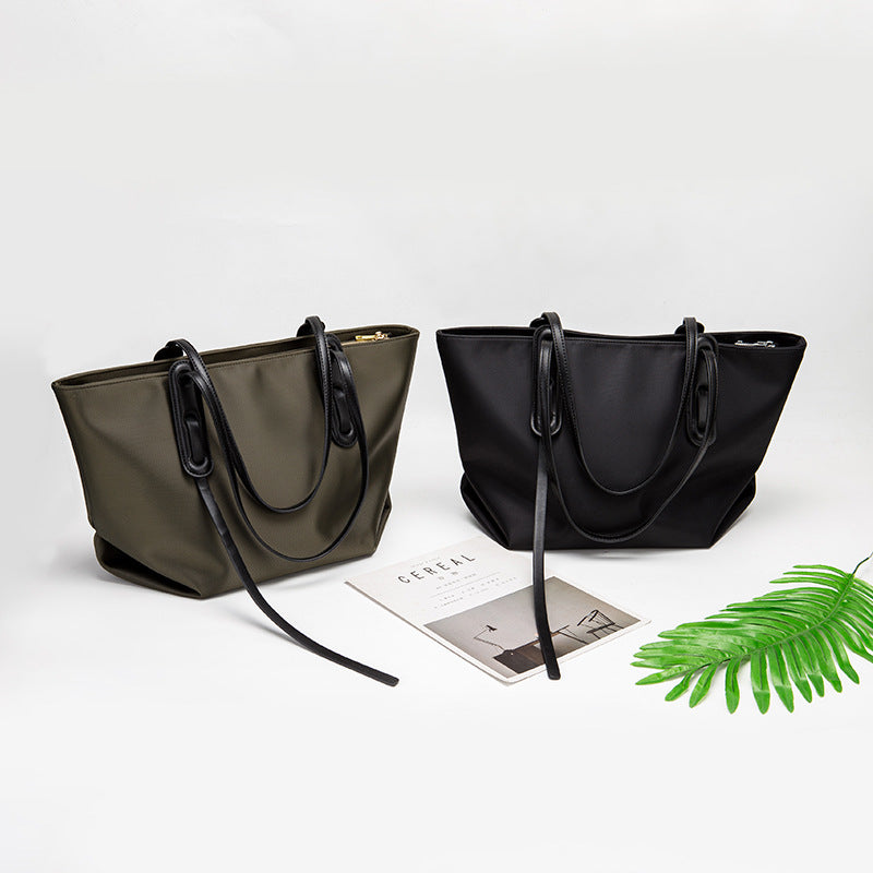 Women hobo bag classic style waterproof micro fabric SHOMICOBOUTIQUE
