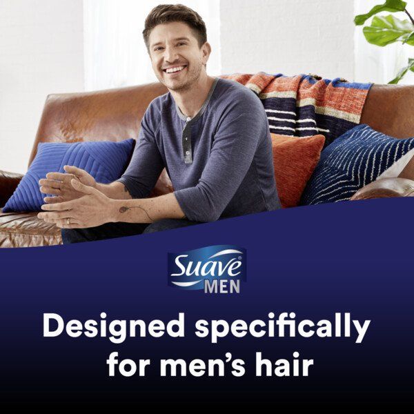 Suave Professionals 3-in-1 Shampoo; Conditioner & Body Wash for Men with Charcoal; 40 fl oz EasyOptionXY LLC