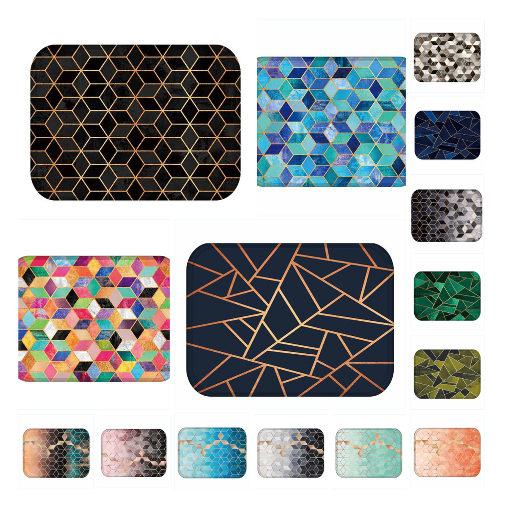 Cartoon floor mats kitchen mats non-slip floor mats living room floor mats Pi-Mart