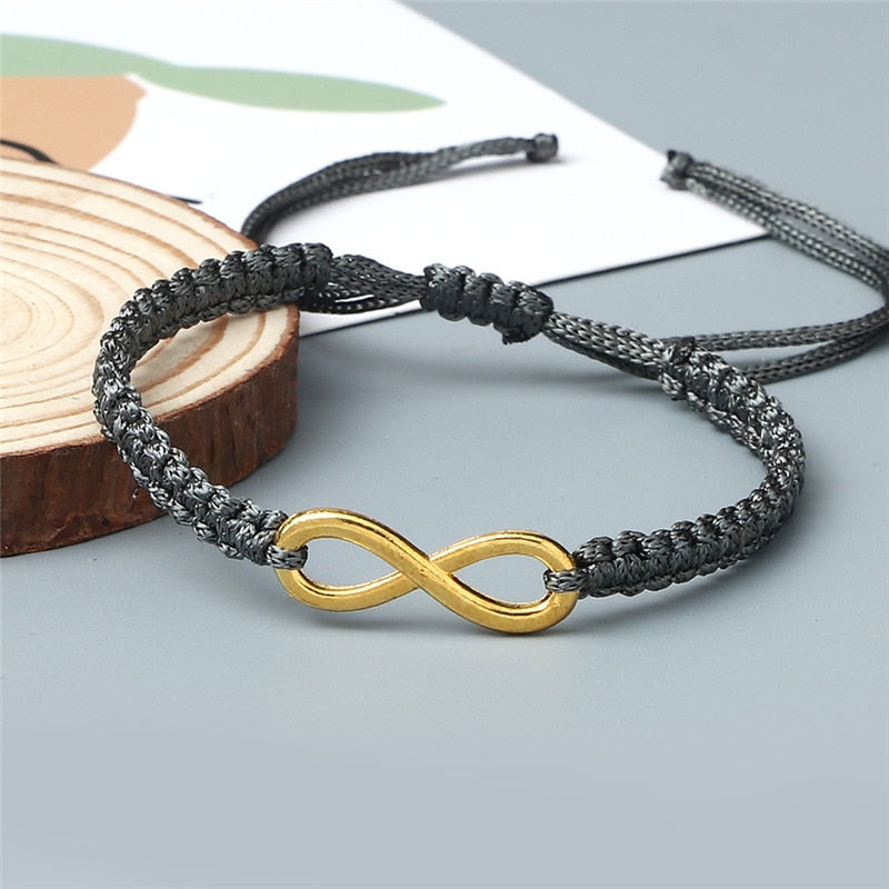 Infinity Charm Couple Bracelet Pi-Mart