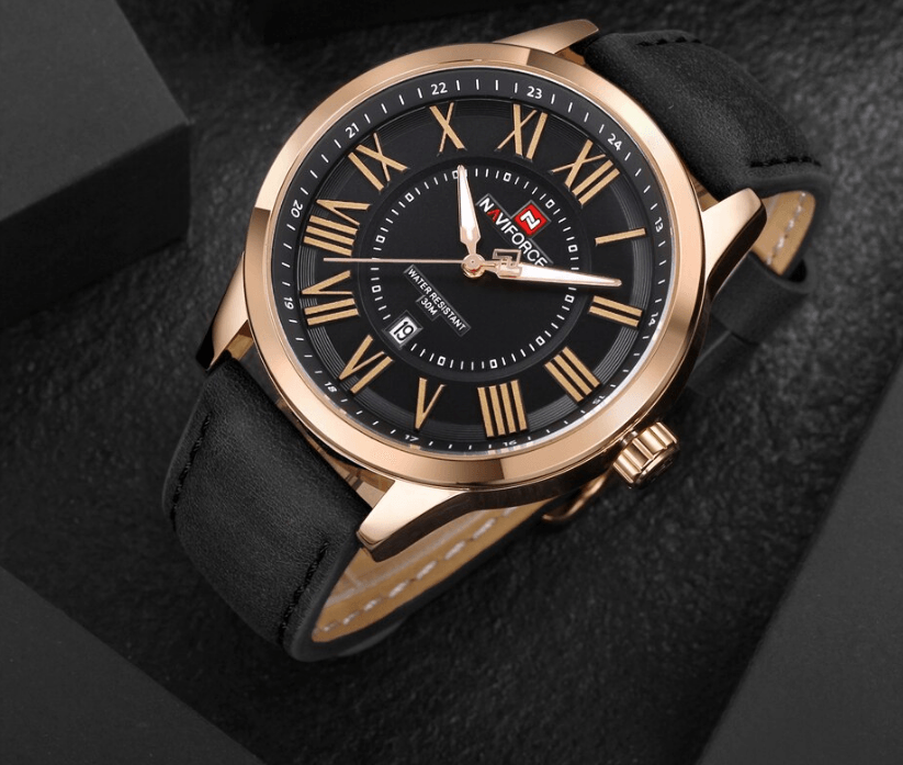 Universal Waterproof Watch With Details Of Great Design  Numbers And Date Display Perfect Gift - SJB-DIAMOND ELITES
