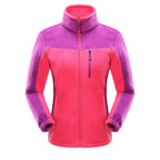 Cross-border Sources Of New Polar Fleece Warm Fleece Couple Cardigan Contrast