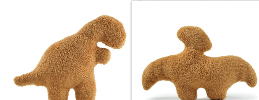 Chicken Block Dinosaur Plush Toy Pi-Mart