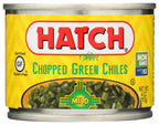 Hatch Farms Peeled Chopped Green Chiles Mild (24x4 Oz)