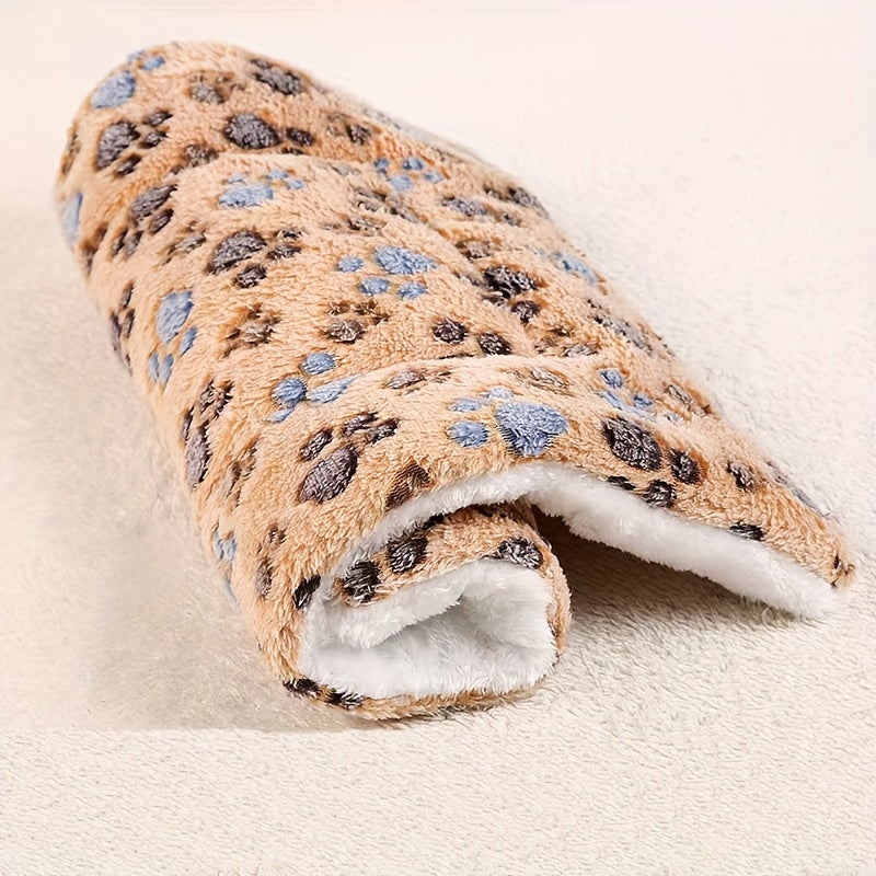 Warm Thickened Flannel Winter Blanket - Multicolor Pet Dog Sleeping Mat - Kennel Mat Lootquake LLC