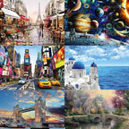 22 Styles New Puzzle 1000 Pieces For Adults Educational Game Toys Paper Adult Puzzles - SJB-DIAMOND ELITES