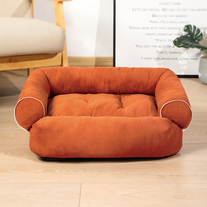 Dog Sofa Bed Sleeping Bag Kennel Cat Puppy Sofa Bed Pet House Winter Warm Beds Cushion Pi-Mart