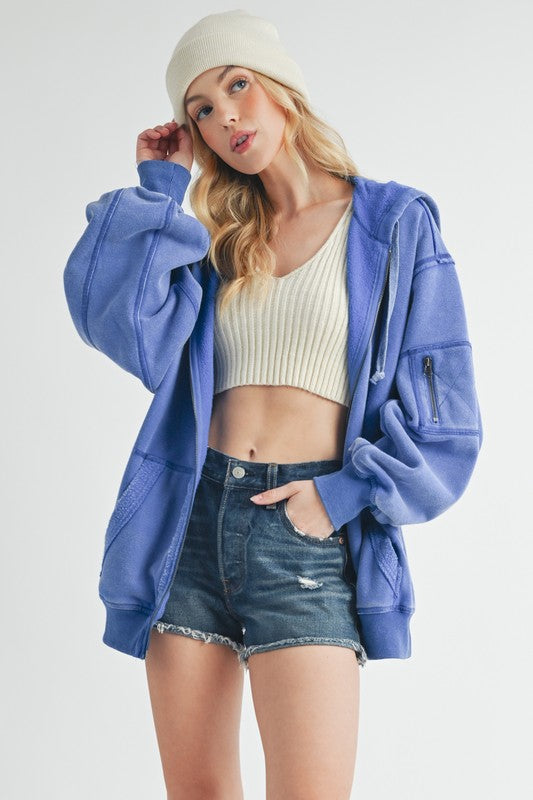 Fiori Hoodie Jacket THRIXINE