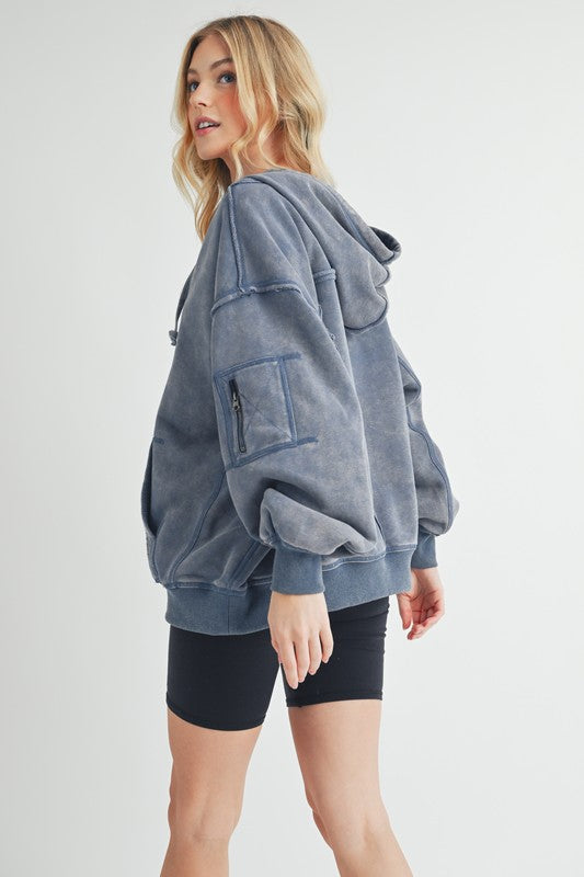 Fiori Hoodie Jacket THRIXINE