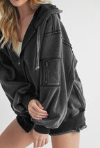 Fiori Hoodie Jacket THRIXINE