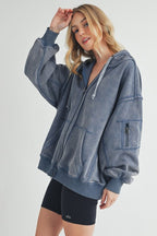 Fiori Hoodie Jacket THRIXINE