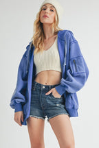 Fiori Hoodie Jacket THRIXINE
