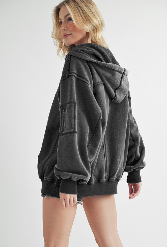 Fiori Hoodie Jacket THRIXINE