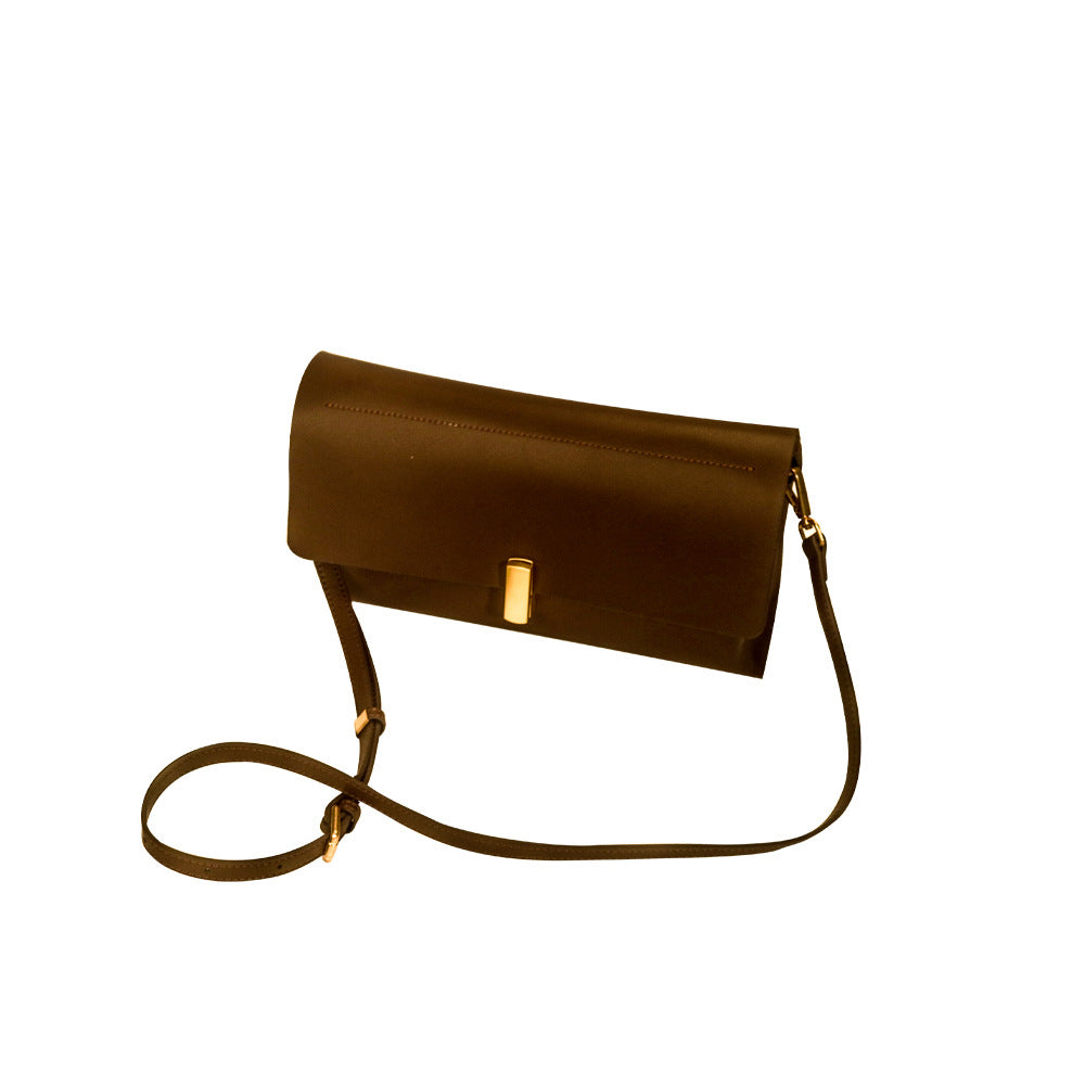 Genuine leather small shoulder bag for women trendy classic style Crossbody SHOMICOBOUTIQUE