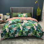 Digital Printing Four-Piece Light Luxury Bed Sheet Duvet Cover Pi-Mart