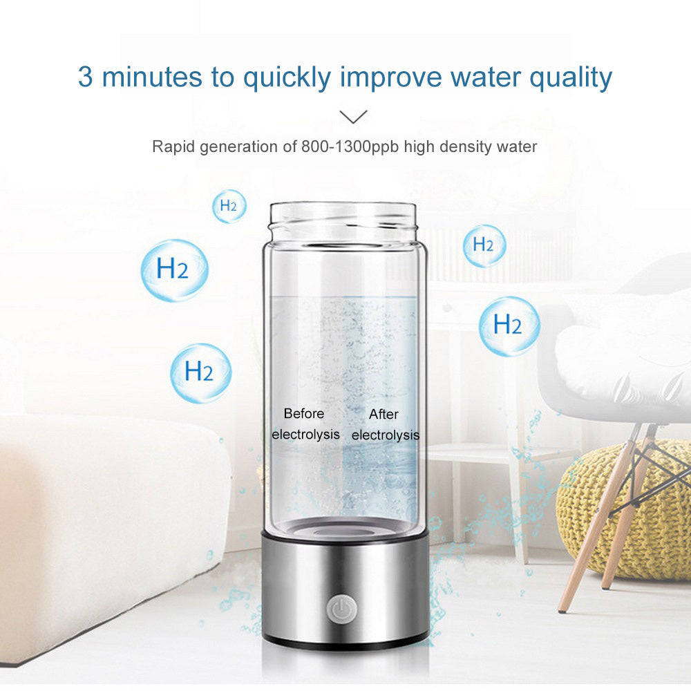 Upgraded Health Smart Hydrogen Water Cup Water Machine Live Hydrogen Power Cup Pi-Mart