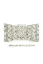 Rhinestone Bowtie Iconic Clutch Bag