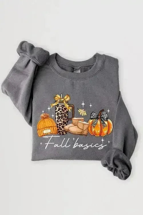 Fall Basics Graphic Fleece Sweatshirts - SJB-DIAMOND ELITES