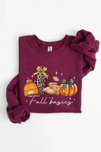 Fall Basics Graphic Fleece Sweatshirts - SJB-DIAMOND ELITES
