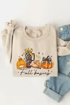 Fall Basics Graphic Fleece Sweatshirts - SJB-DIAMOND ELITES